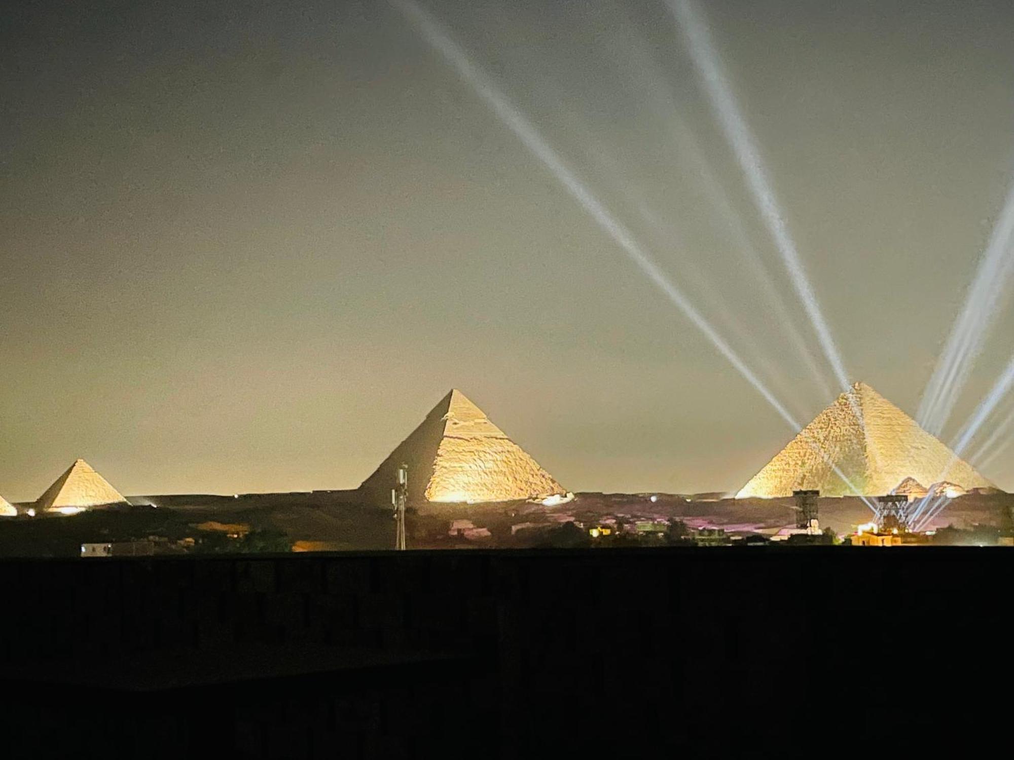 Golden Mask Pyramids Inn Kafret el-Gabal Exteriör bild