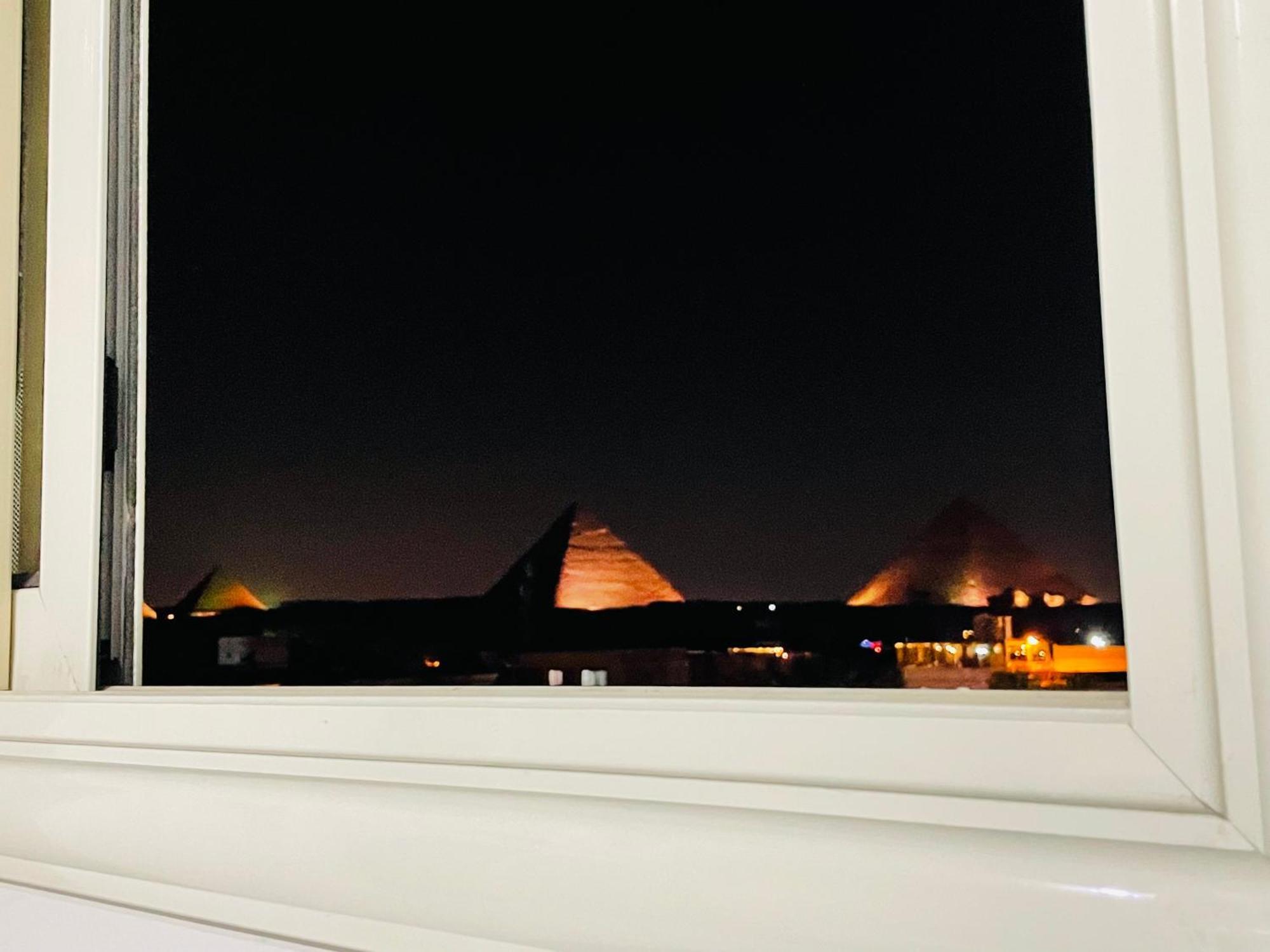 Golden Mask Pyramids Inn Kafret el-Gabal Exteriör bild